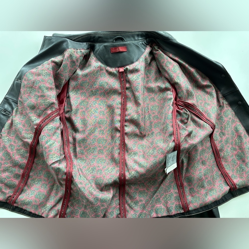 Vintage Wilson’s Leather Button Down Thick Stitch Coat Jacket Size M - Picture 6 of 9